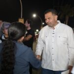 Pérez Cuéllar entrega repavimentación de la Gómez Morín